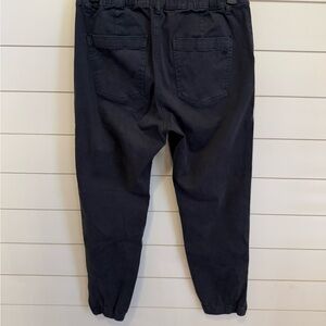 Grace & Lace Sueded Twill Joggers, black